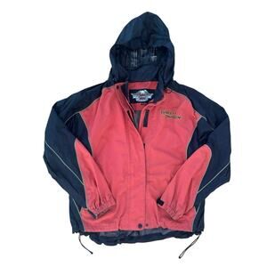 Harley‑Davidson Motorcycle Jacket ❤️ Orange Black Hooded Riding Style 🤍Size XXL